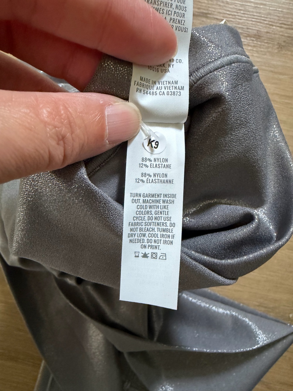 OFFLINE by Aerie Real Me Crossover Shimmer 7/8 Leggings NWT - Picture 8 of 9